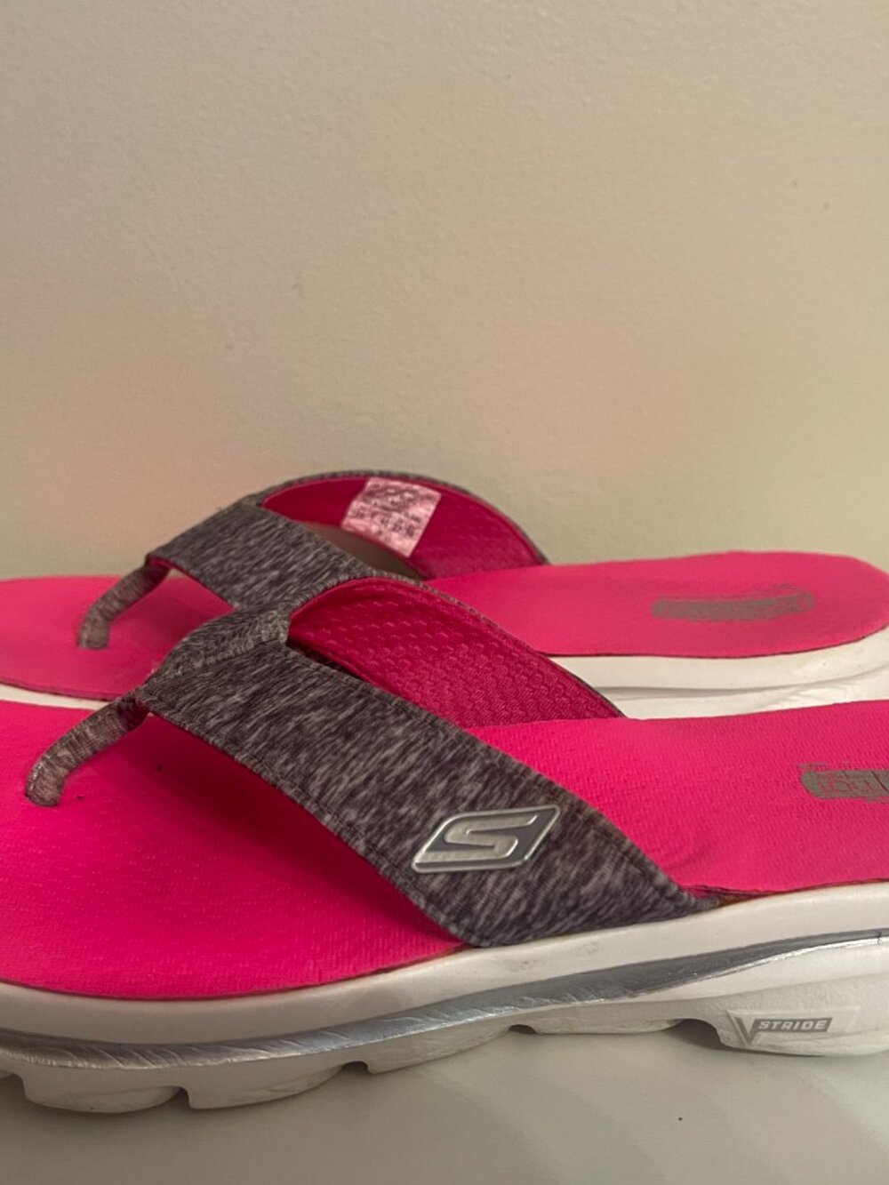 Skechers Goga Mat Flip Flops Size 10 - Picture 8 of 9